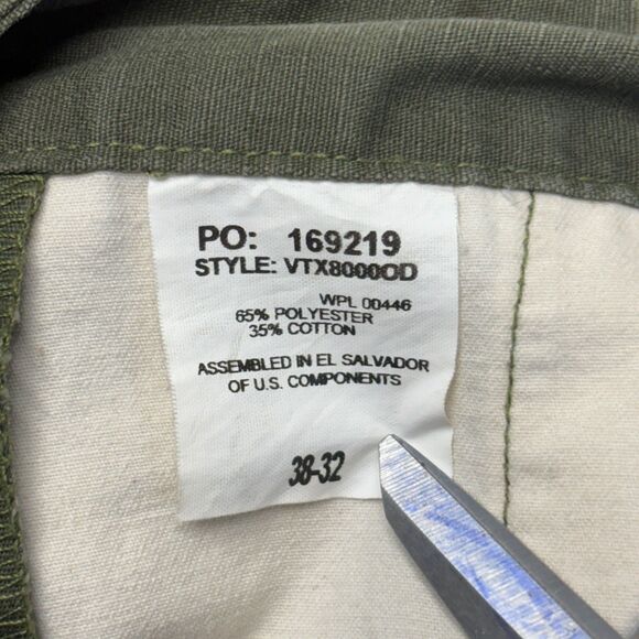 Vertx Men Tactical Cargo Pants Size 38x32 Ripstop Olive Green Utility D050 -13 - Picture 11 of 16